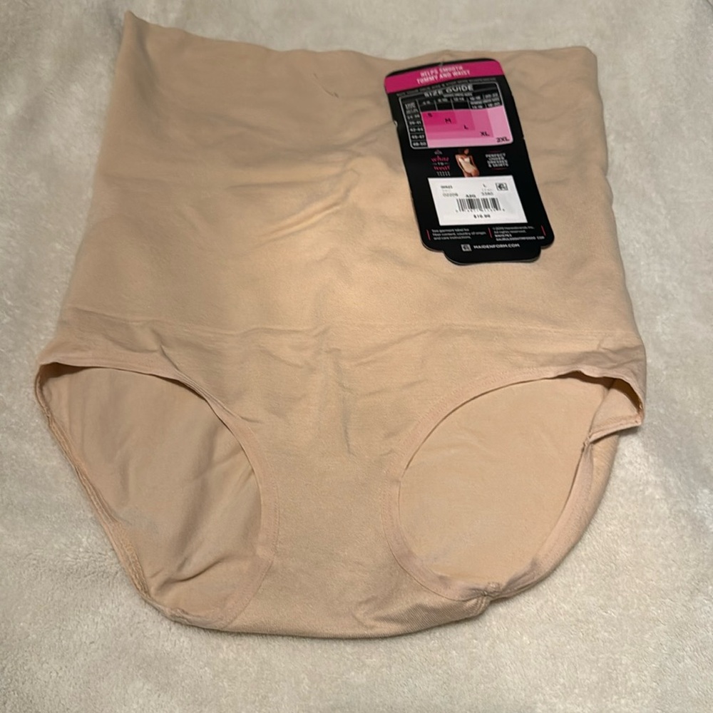 Maidenform Self Expressions Women’s High-Waist Shapewear - Beige L
